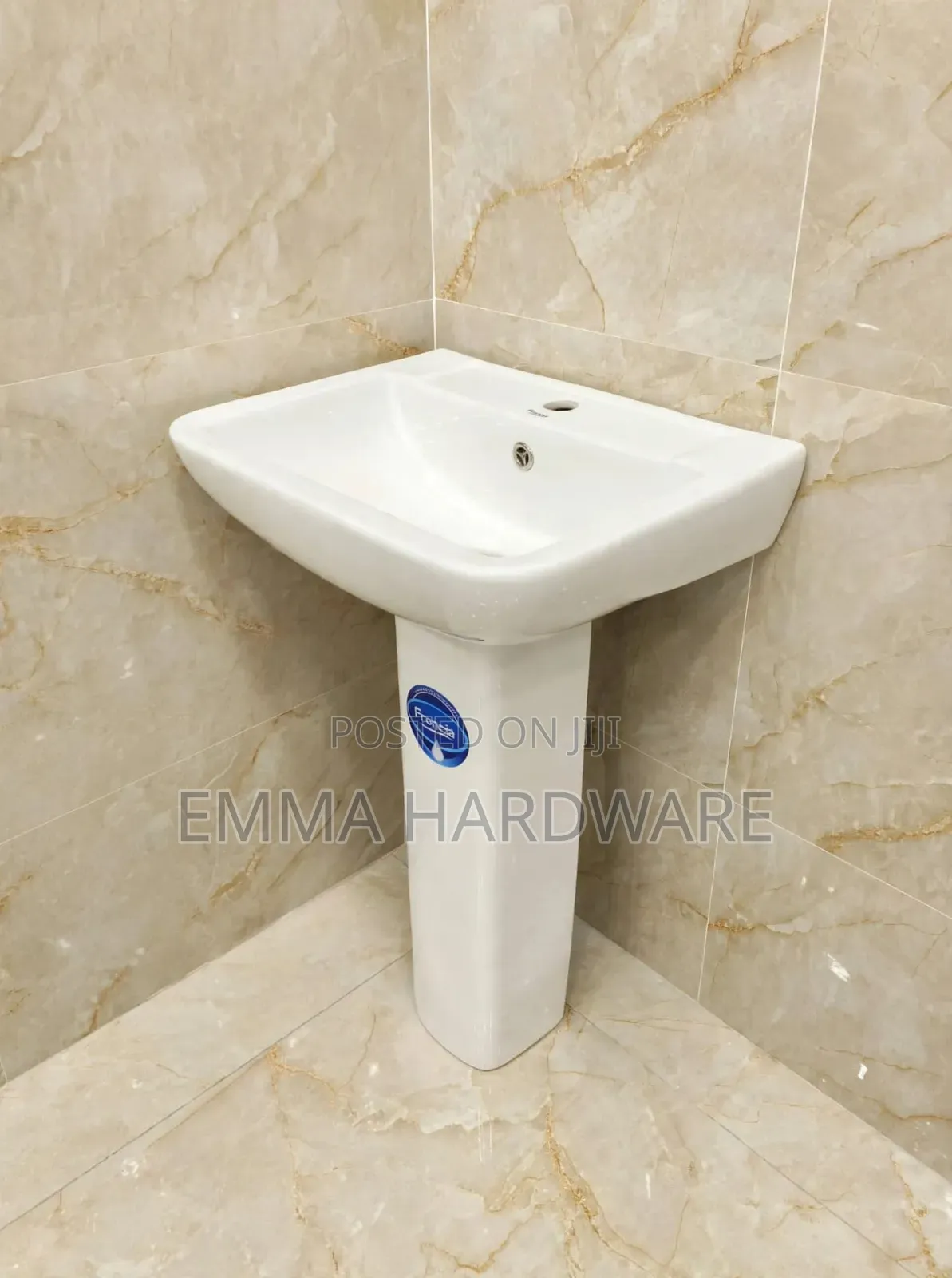 Hand Basin (Full Set) Frencia Square Good Quality