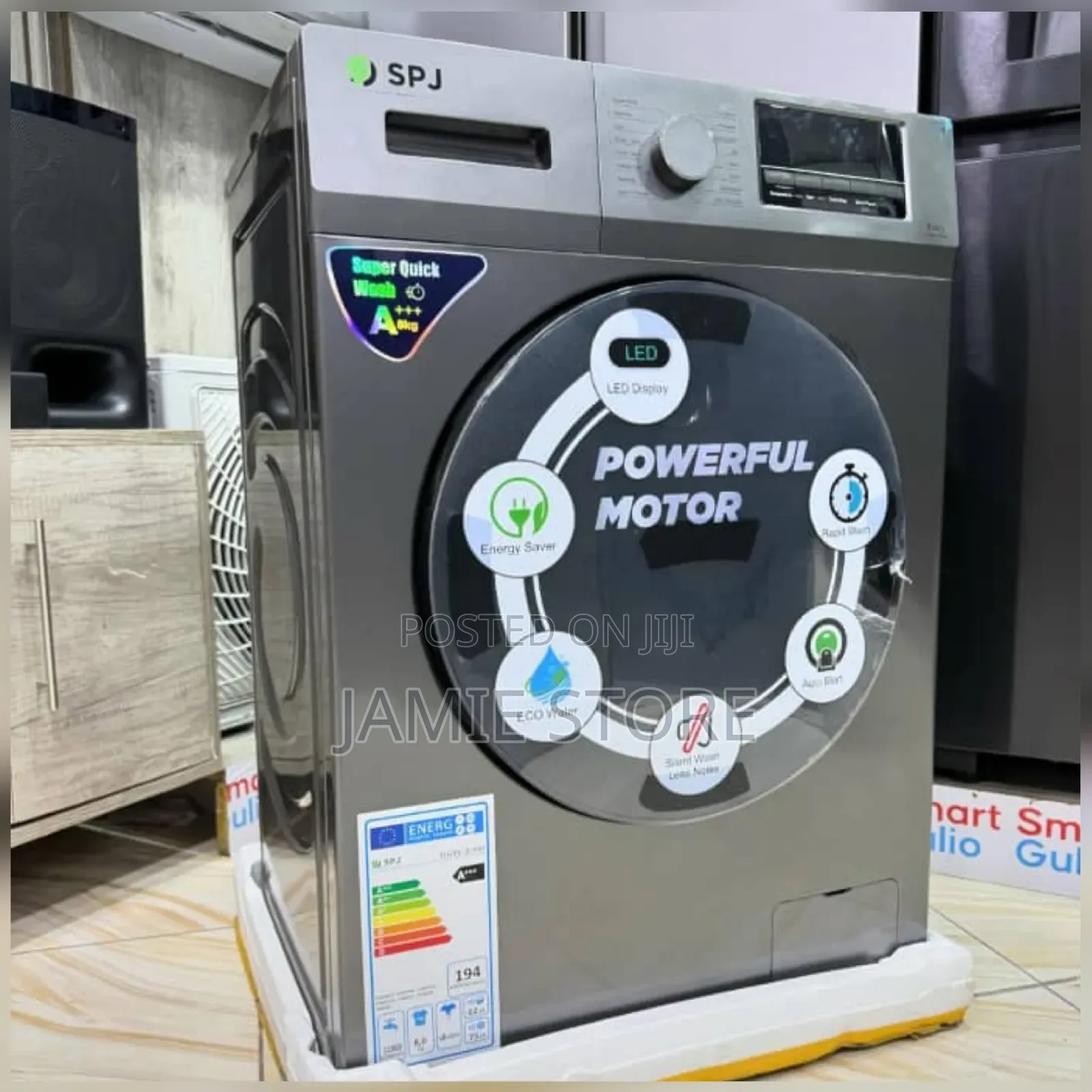 SPJ Washing Machine12kg/Fully Automated Front Loader Washing Machine