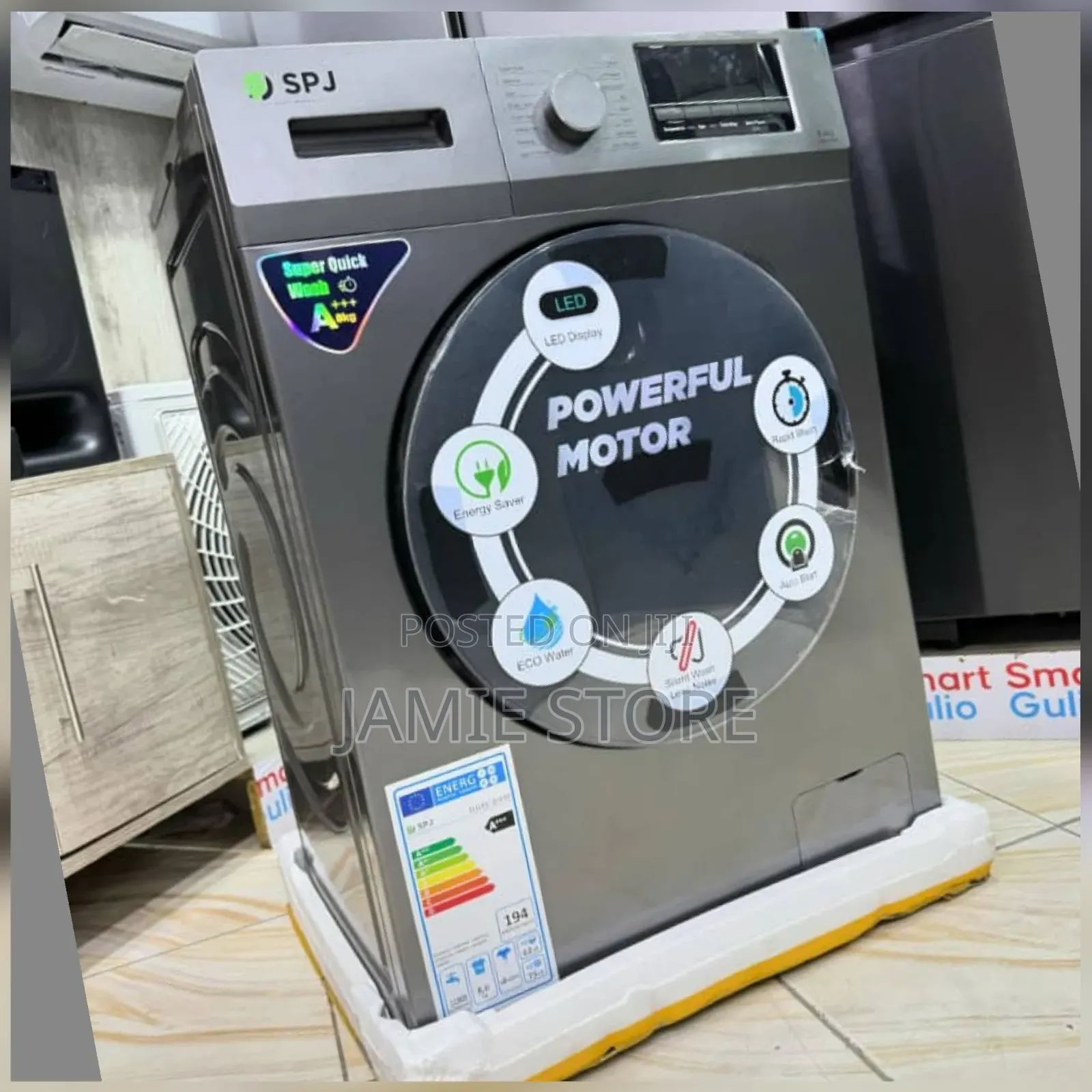 SPJ Washing Machine12kg/Fully Automated Front Loader Washing Machine
