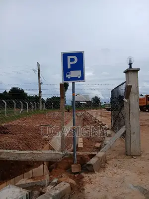Truck Parking Signage Installation
