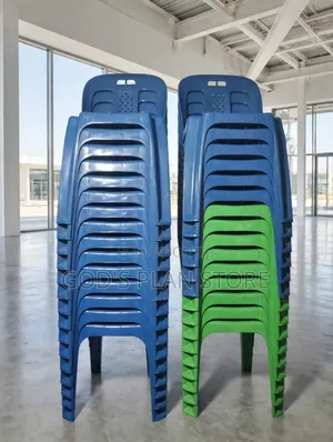 Blue & Green Heavy Duty Plastic Chairs Plastic Chairs