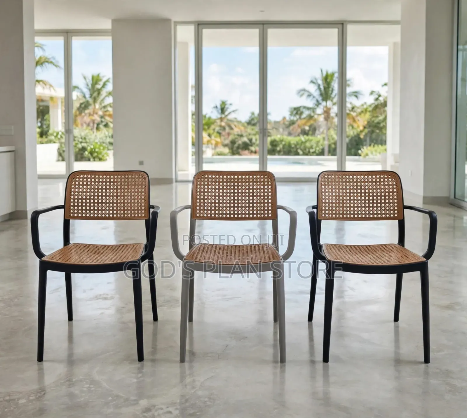 1pcs Deluxe Plastic Chairs Plastic Chairs