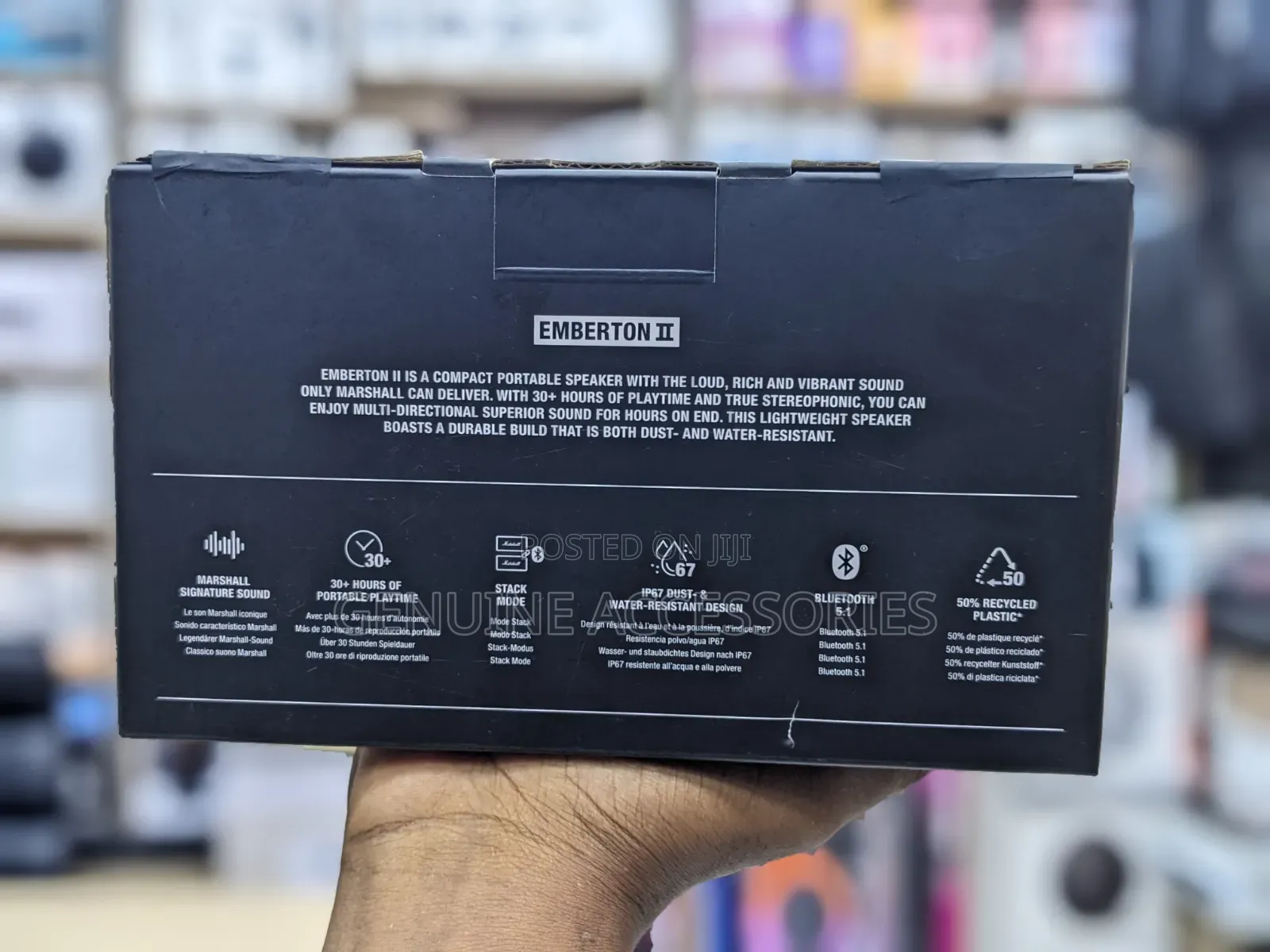 Marshall Emberton II - Portable Waterproof Wireless Speaker