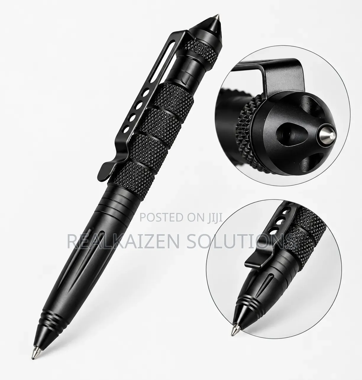 Tactical Metal Ballpoint Pen With Tungsten Steel Glass Breaker