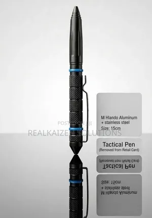 Tactical Metal Ballpoint Pen With Tungsten Steel Glass Breaker
