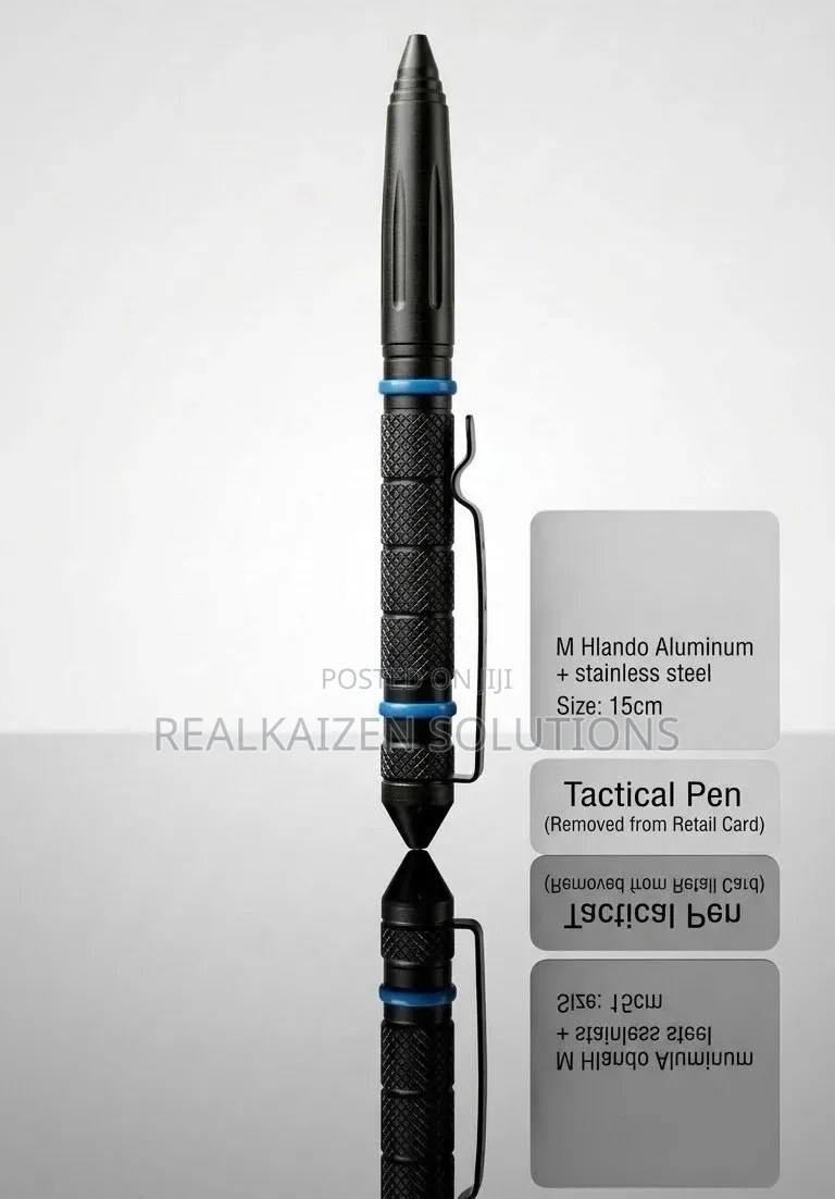 Tactical Metal Ballpoint Pen With Tungsten Steel Glass Breaker
