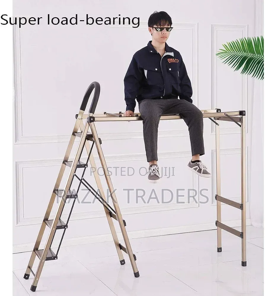 Foldable Clothes Airer Freestanding Step Ladder Foldable for Home Use