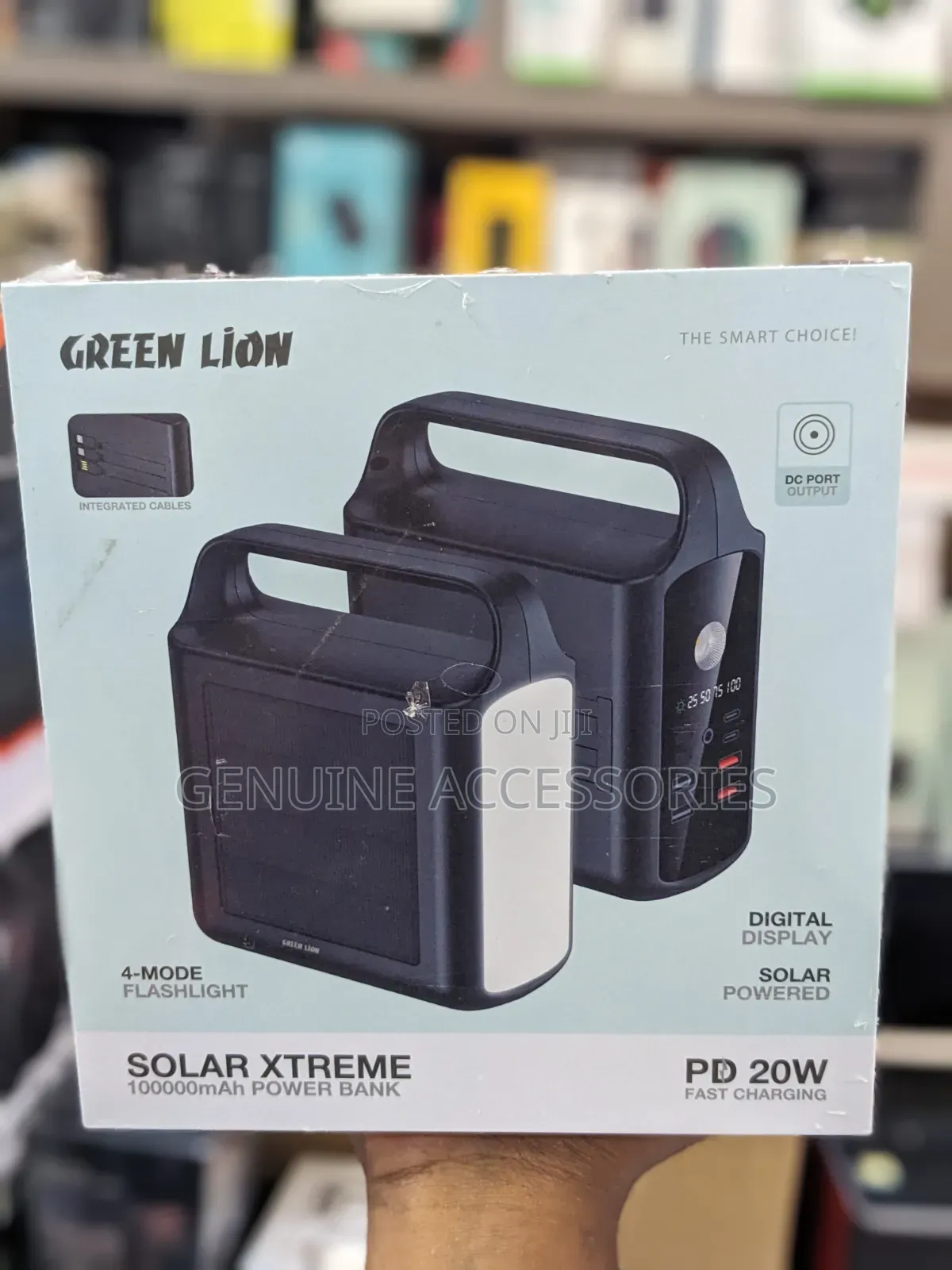 Greenlion Solar Extreme 100,000mah Solar Power Bank 20watts PD