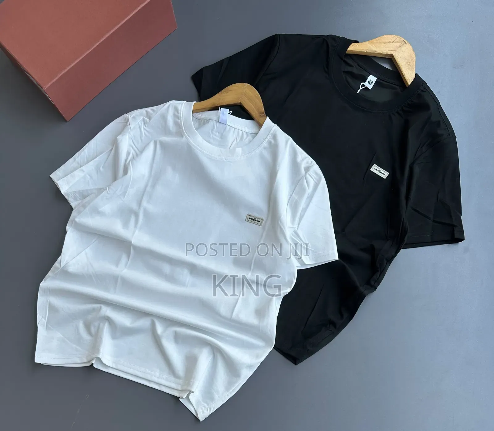 Men's Short-Sleeve Boxy-Fit Henley T-Shirts