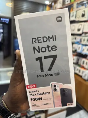 New Xiaomi Redmi Note 17 Pro Max 256 GB Black