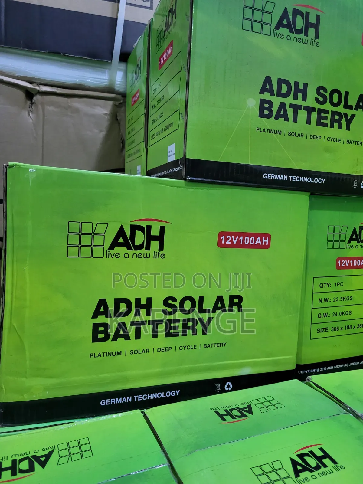 ADH Platinum 12V 100Ah Solar Deep Cycle Battery