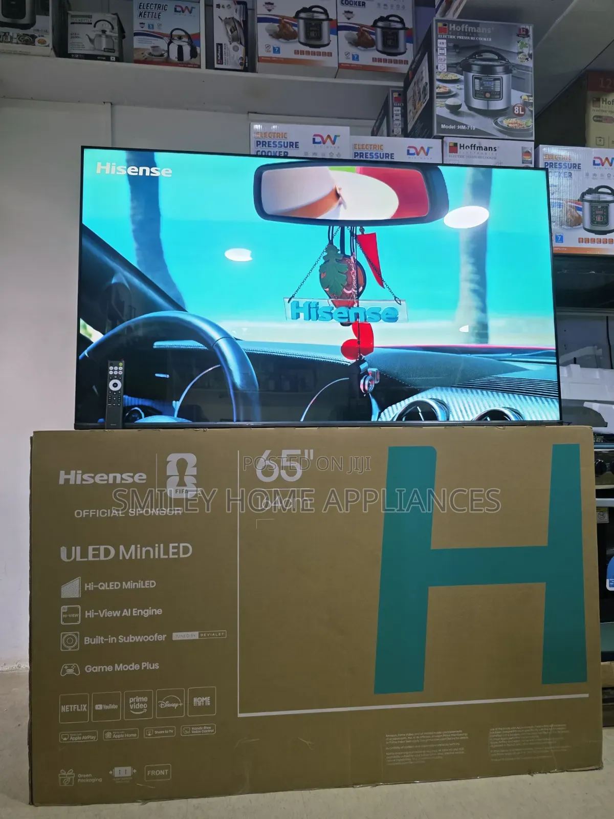 Brand New Hisense 65inches U6Pro Series Uled-MiniLed4k Vidaa Smart TV