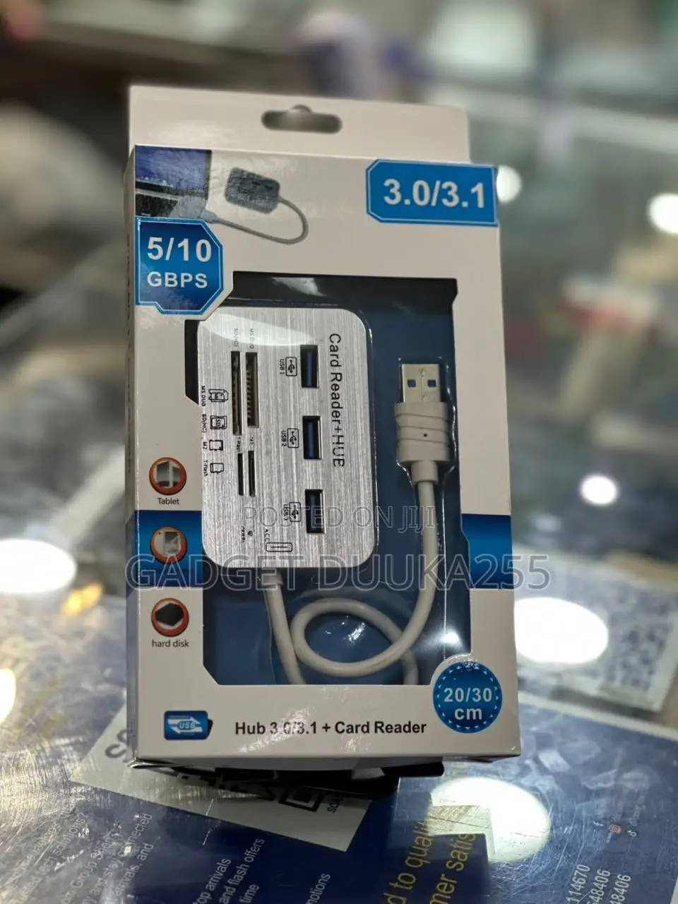 USB Hub With SD & MicroSD Card Readers