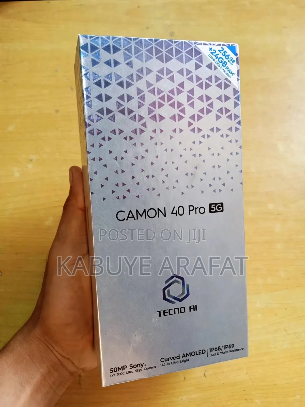 New Tecno Camon 40 Pro 5G 256 GB Silver