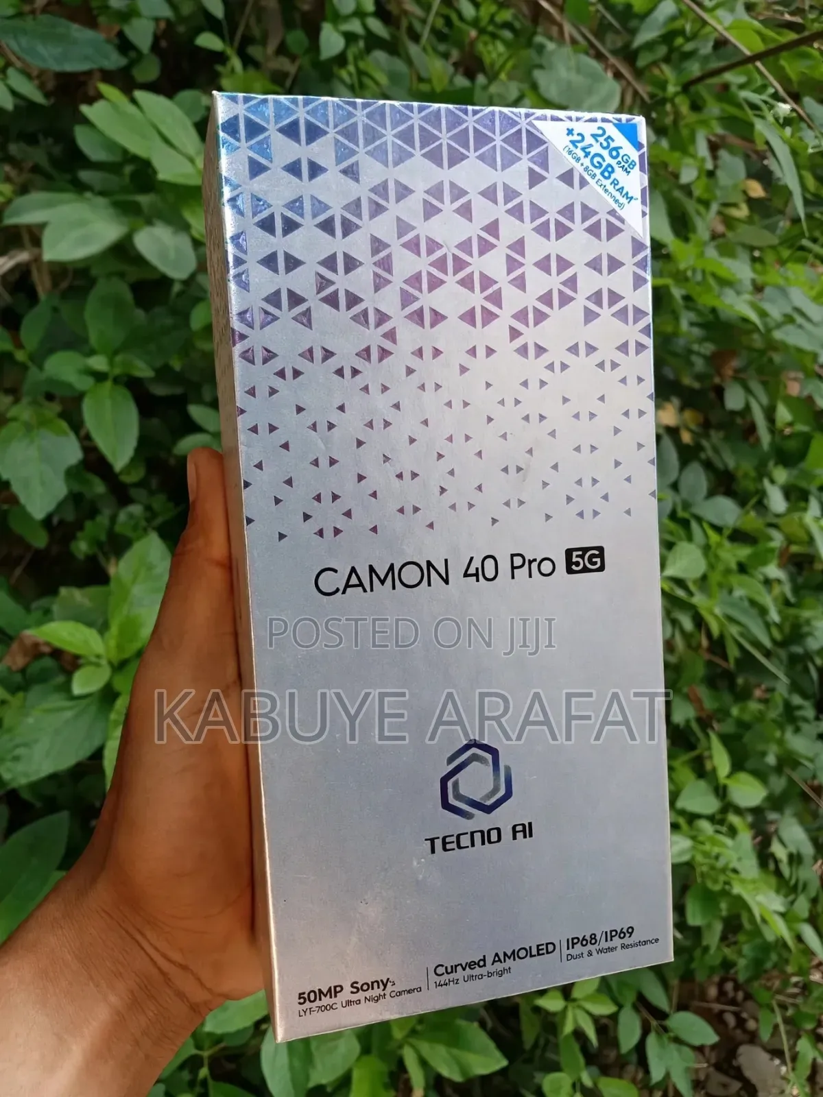 New Tecno Camon 40 Pro 5G 256 GB Silver