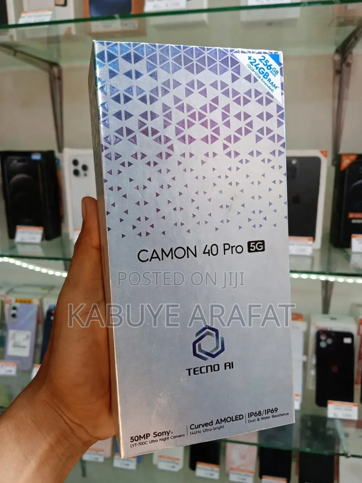 New Tecno Camon 40 Pro 5G 256 GB Silver