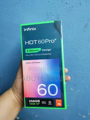 New Infinix Hot 60 Pro+ 256 GB Black