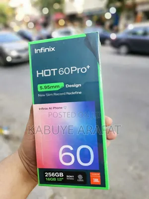 New Infinix Hot 60 Pro+ 256 GB Black