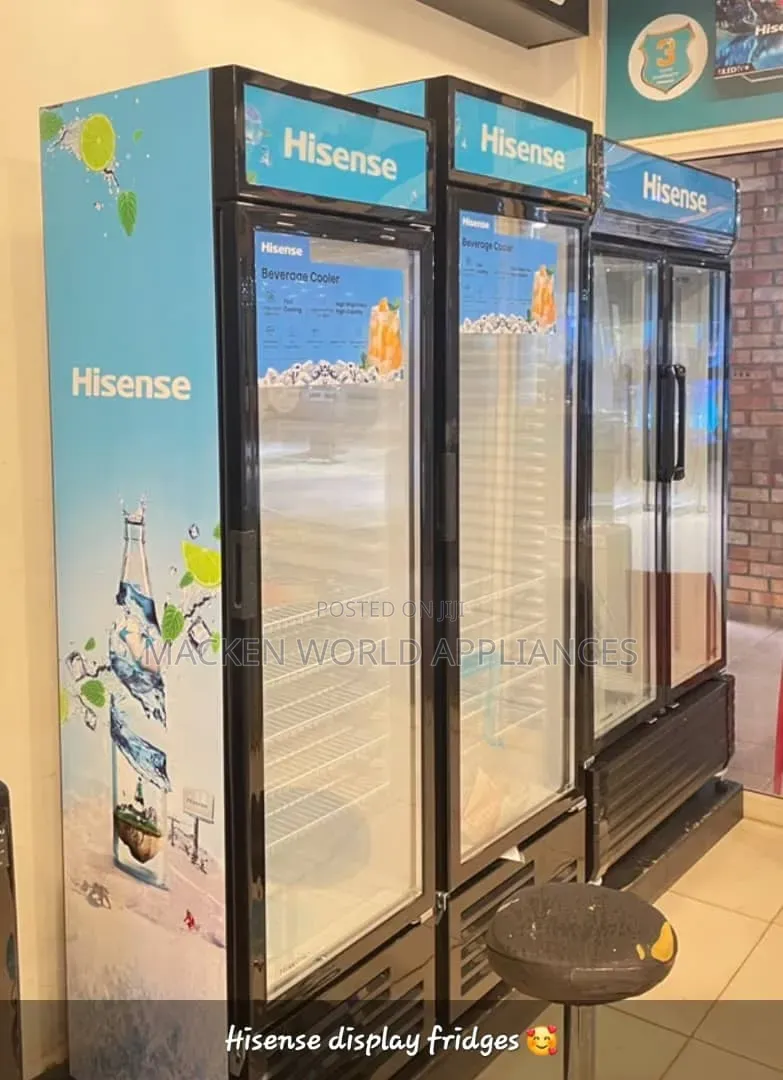 810l Hisense 2door Side by Side Display Beverage Chiller Cooler Fridge
