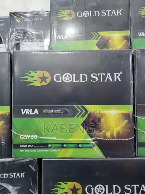 GOLD STAR GSV50 12V 50Ah at 20Hr VRLA Deep Cycle Battery