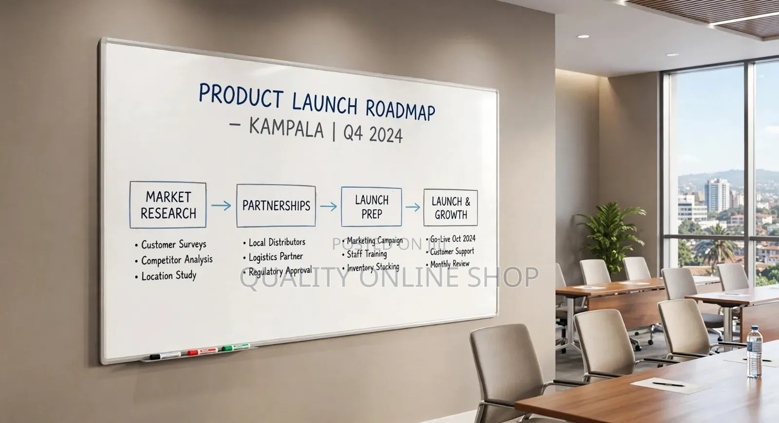 Dry Erase 90×120cm Whiteboard Whiteboard