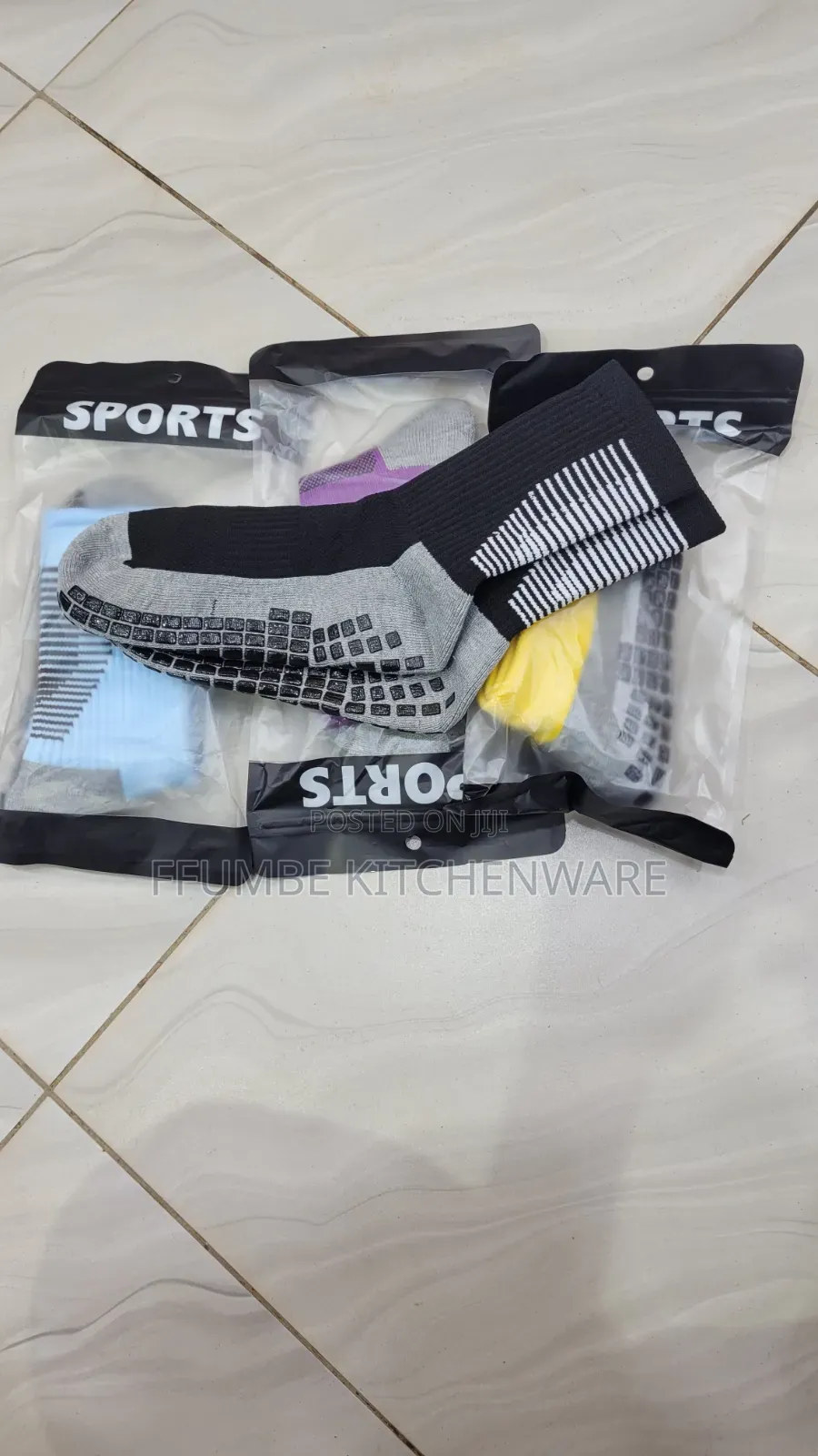 Anti-Slip Sports Grip Socks