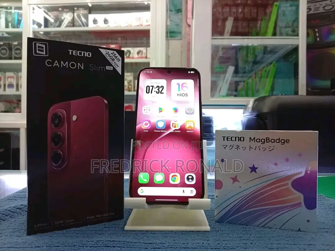 New Tecno Camon Slim 256 GB Graphite