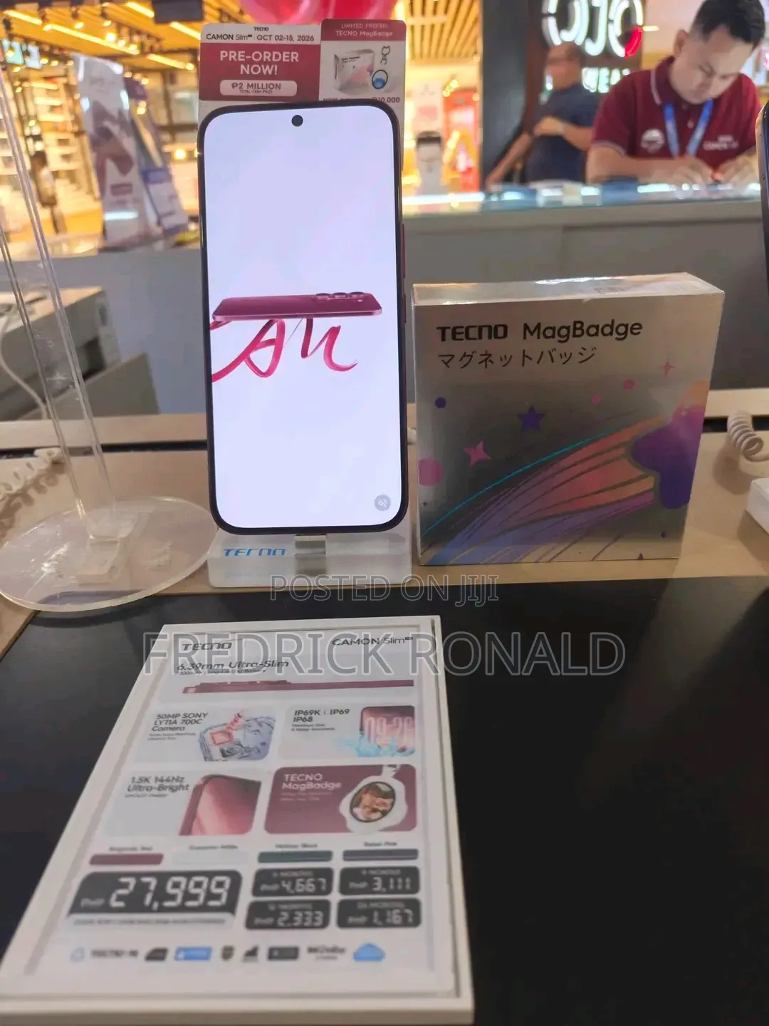 New Tecno Camon Slim 256 GB Gray
