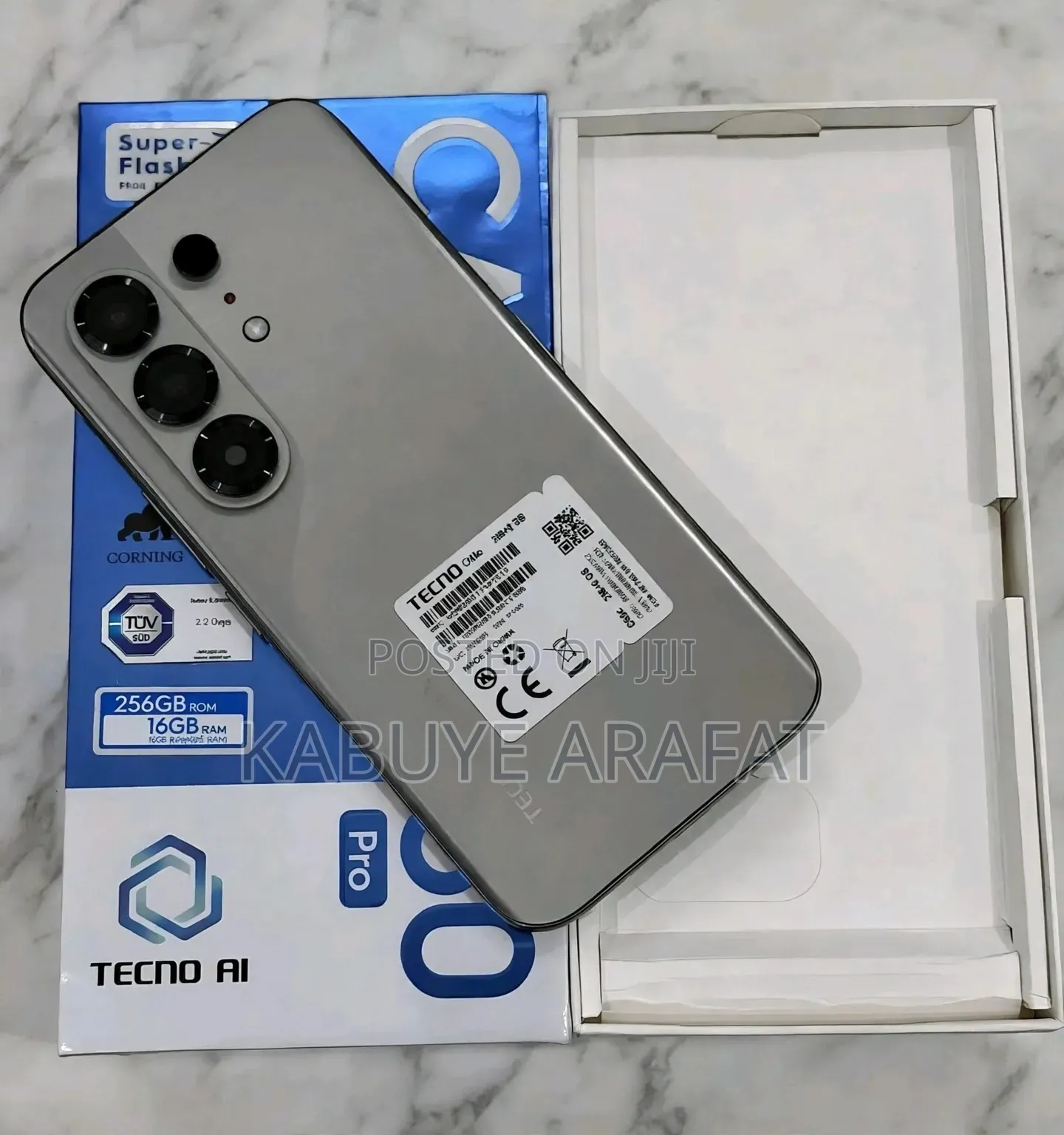 New Tecno Camon 50 Pro 256 GB Gray