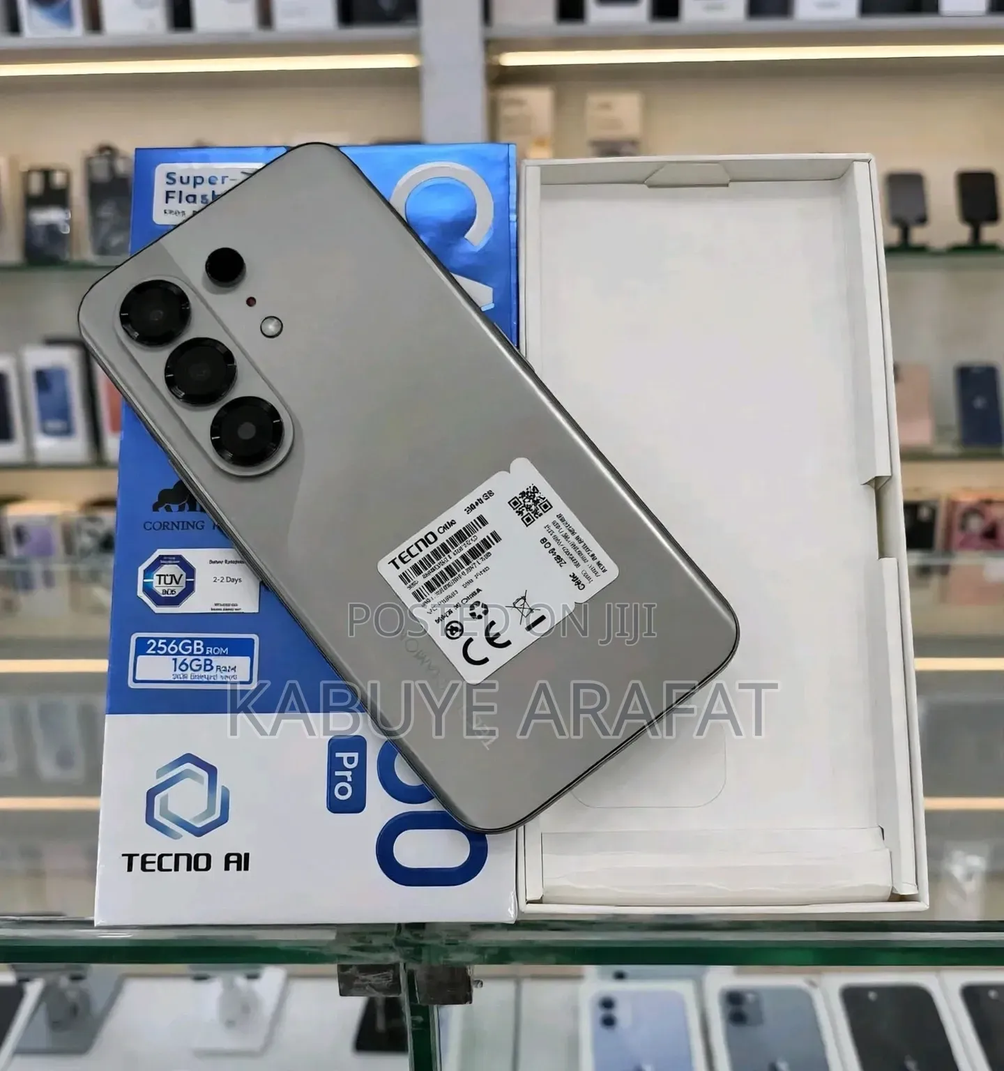 New Tecno Camon 50 Pro 256 GB Gray