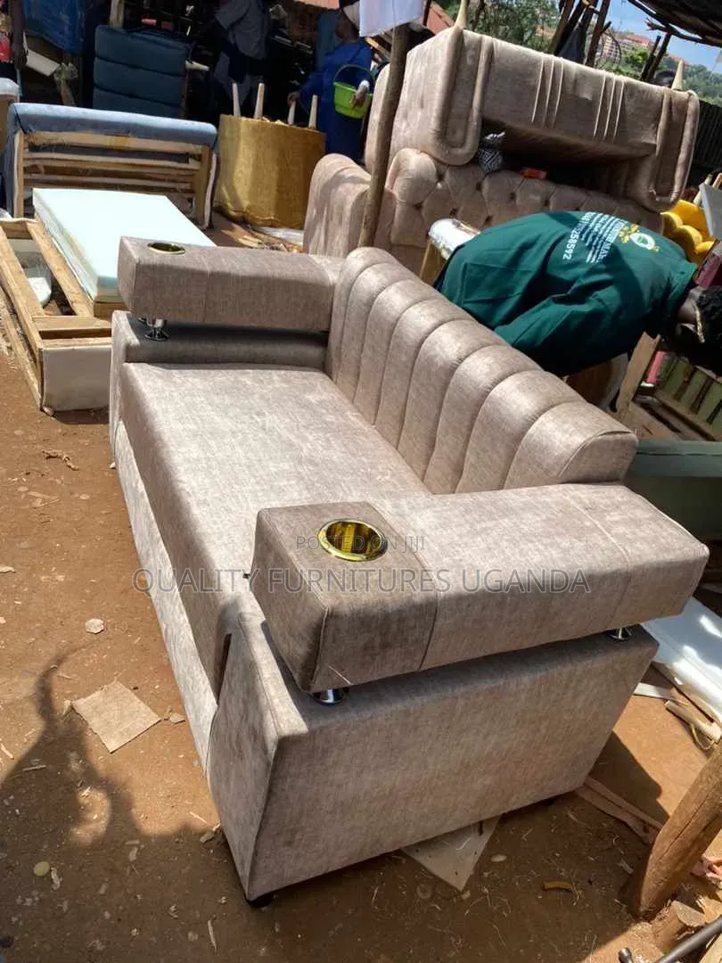 2 Seater Double Armrest Sofa