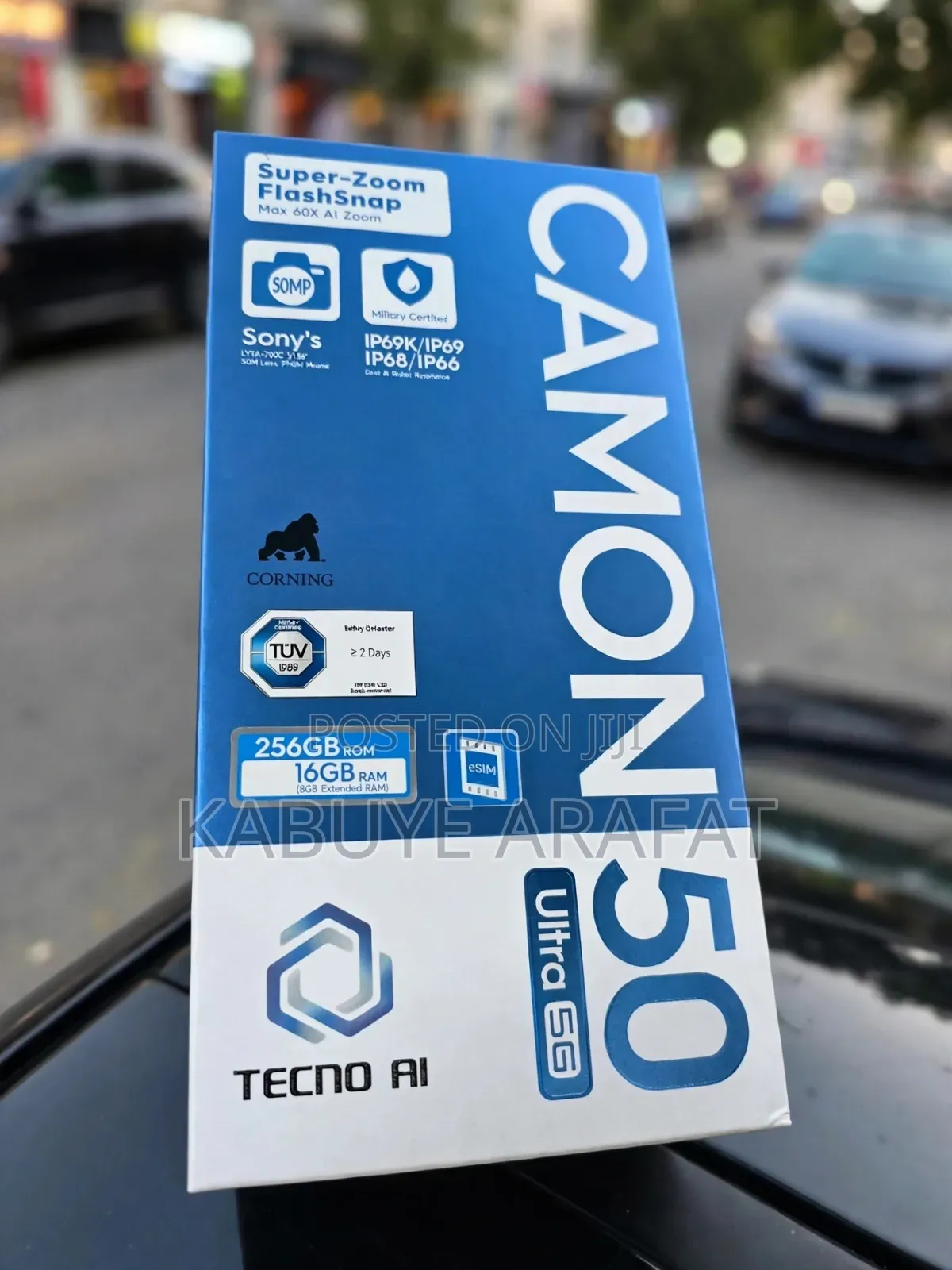 New Tecno Camon 50 Ultra 256 GB Black