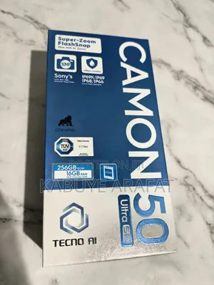 New Tecno Camon 50 Ultra 256 GB Black
