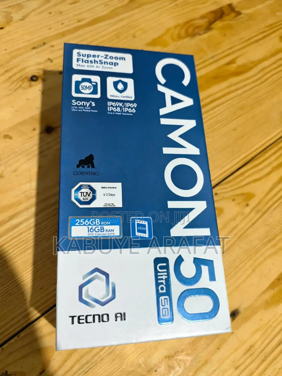 New Tecno Camon 50 Ultra 256 GB Black