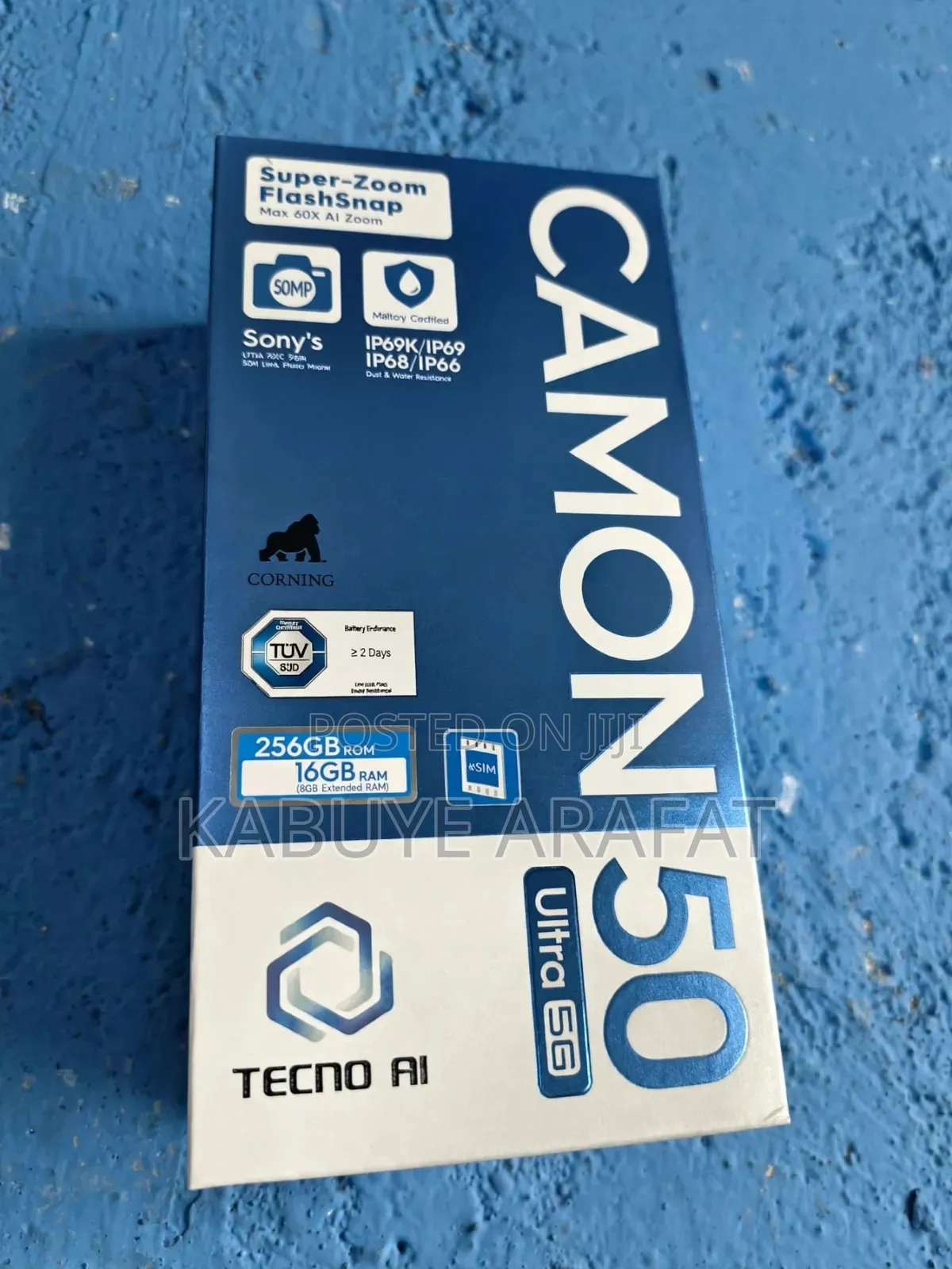 New Tecno Camon 50 Ultra 256 GB Gray