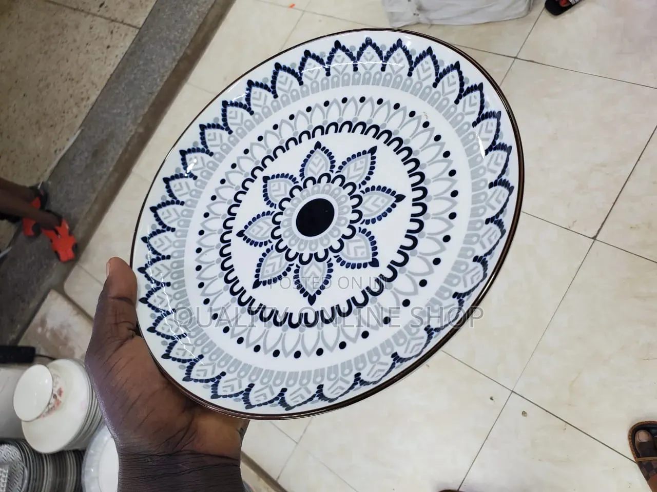 Dinner Ceramic Plates 12pcs