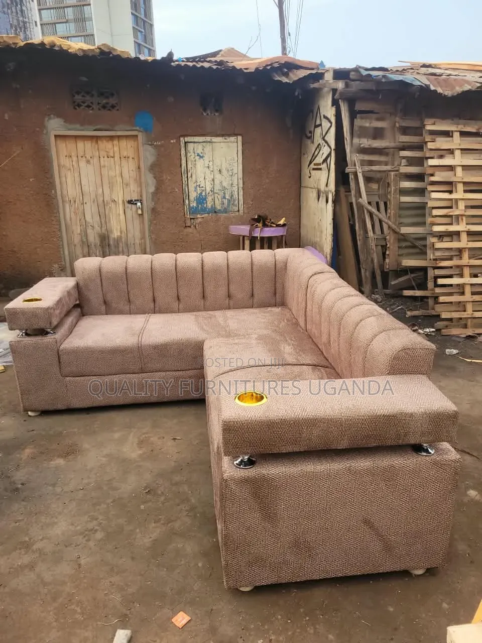 Brand New Solid Sofa Set