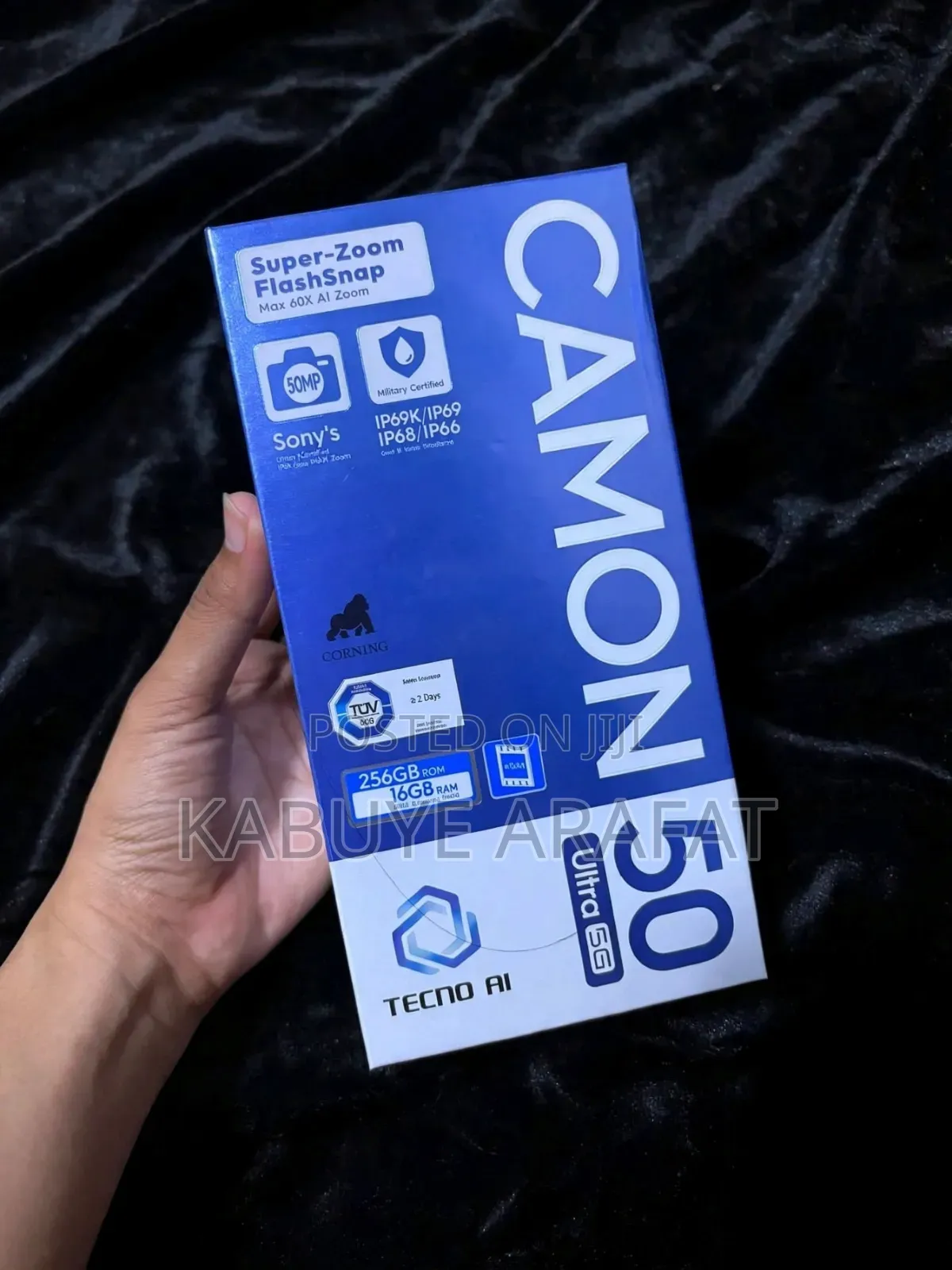 New Tecno Camon 50 Ultra 256 GB Graphite