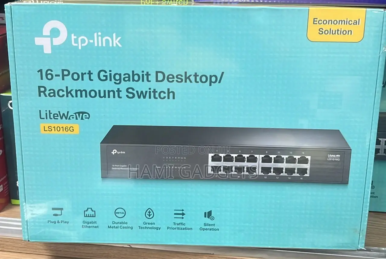 16port Gigabit Desktop Rack Mount Switch LS1016G