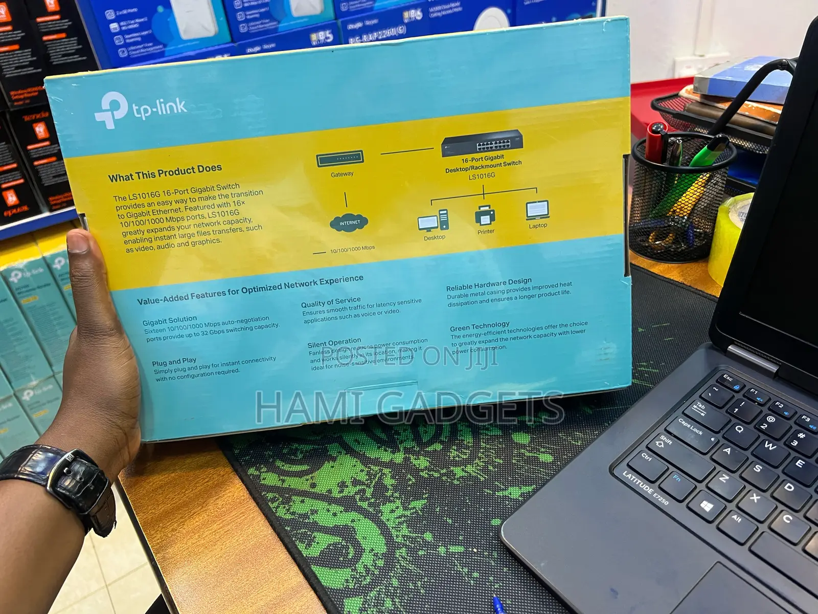 16port Gigabit Desktop Rack Mount Switch LS1016G