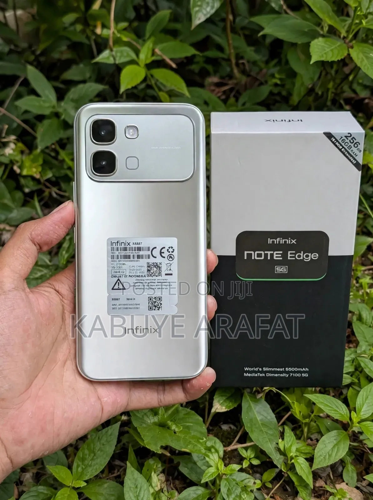 New Infinix Note Edge 256 GB Gray