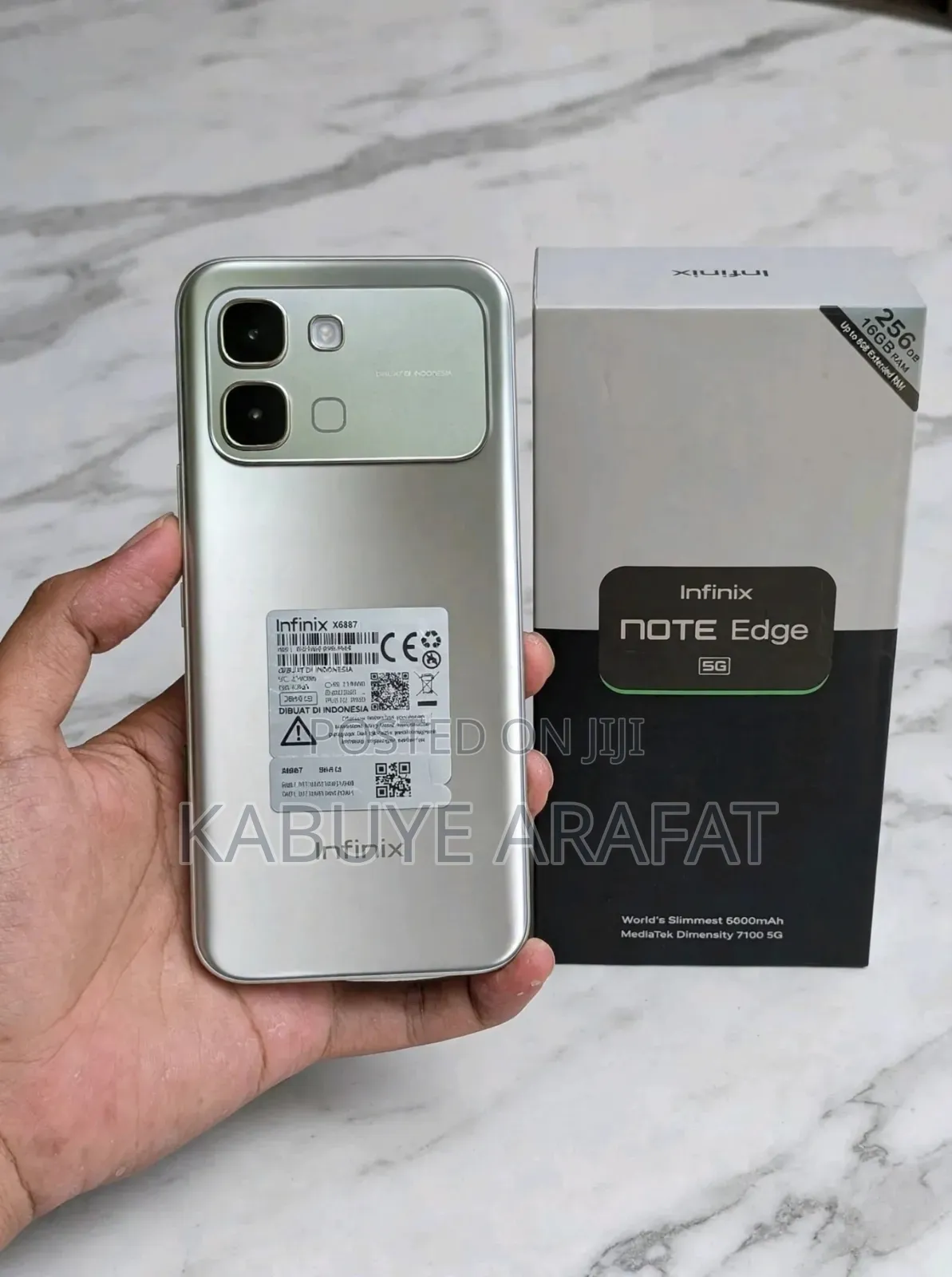 New Infinix Note Edge 256 GB Gray