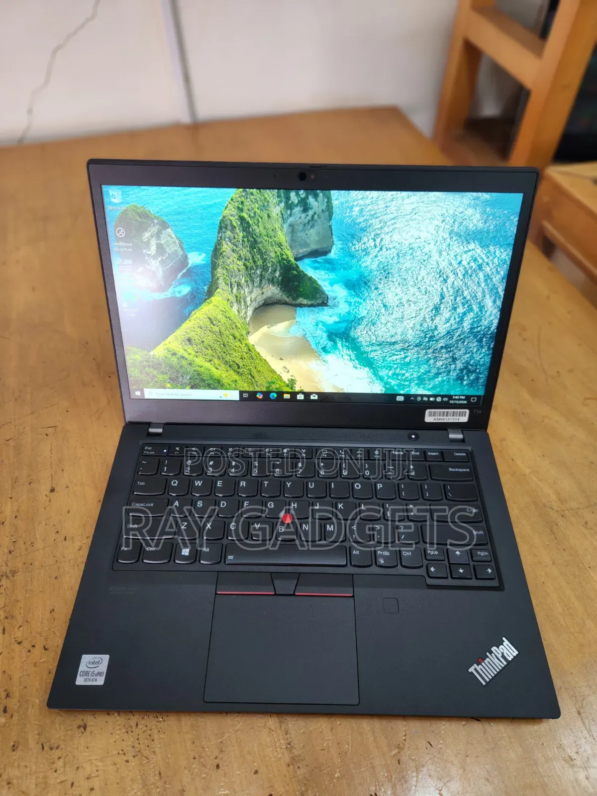 New Laptop Lenovo ThinkPad T14 G1 16GB Intel Core i5 SSD 256GB
