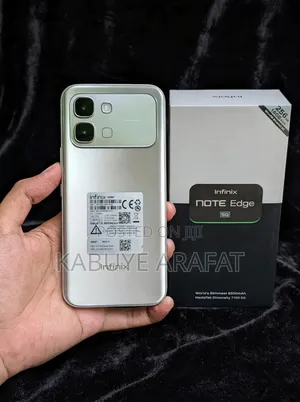 New Infinix Note Edge 256 GB Silver