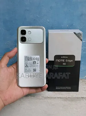 New Infinix Note Edge 256 GB Silver