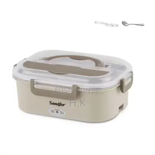 Sonifer SF-1513 Electric Lunch Box (60W, Stainless Steel, Leak-Proof)