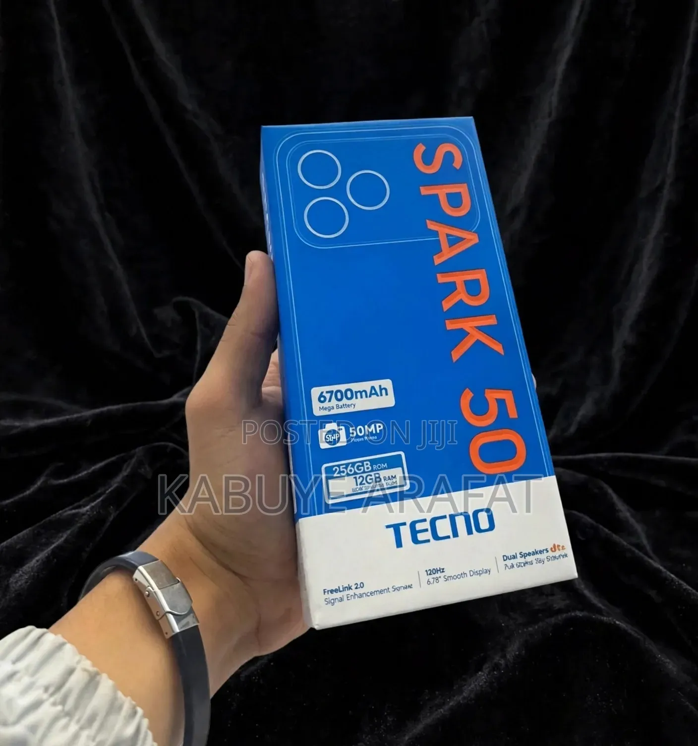 New Tecno Spark 50 128 GB Black