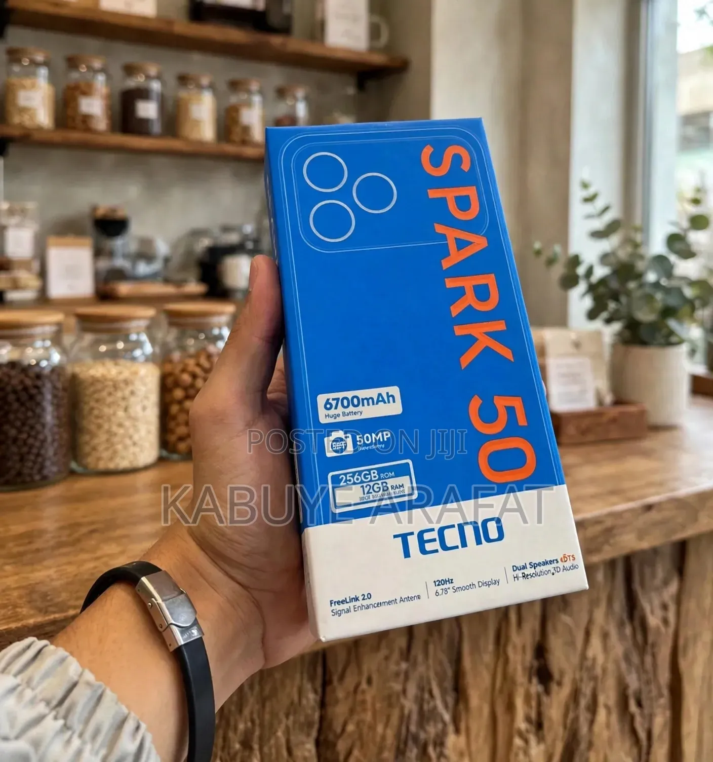 New Tecno Spark 50 128 GB Blue