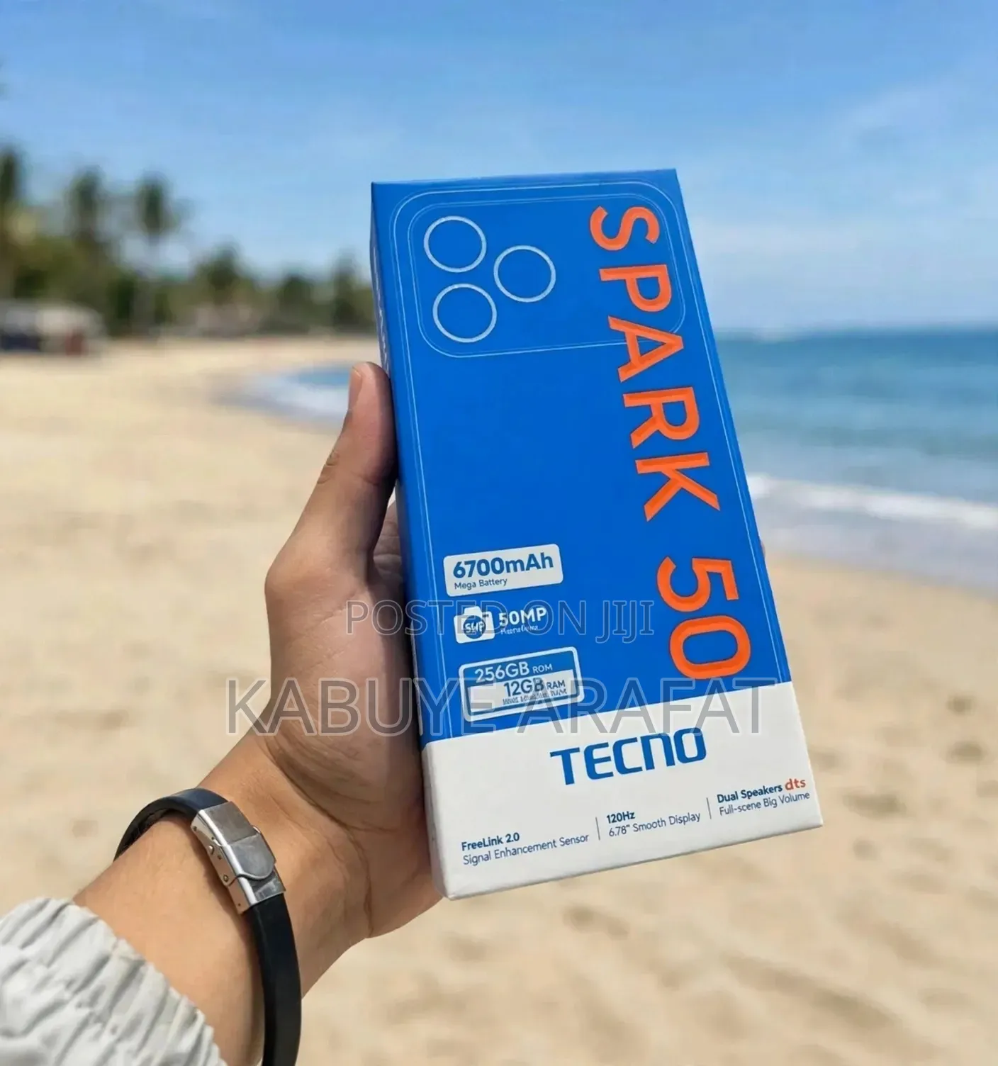 New Tecno Spark 50 128 GB Gray
