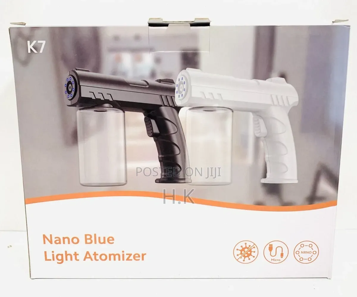 Black Ice Nano Blue Light Atomizer Electrostatic Sprayer 280ML Black